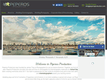 Tablet Screenshot of peperosproduction.com
